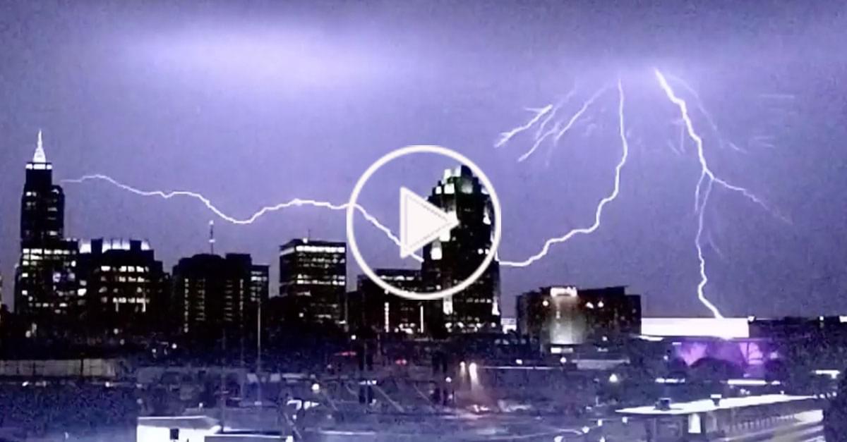 Watch: Wild Lightning in Raleigh