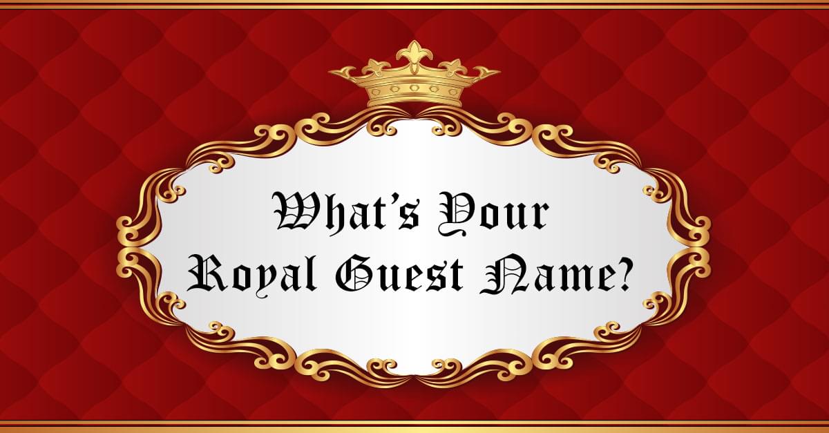 Royal Wedding Guest Name Generator