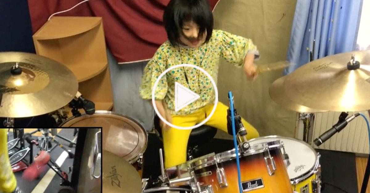Watch: 8-Year-Old Drummer Covers Led Zeppelin