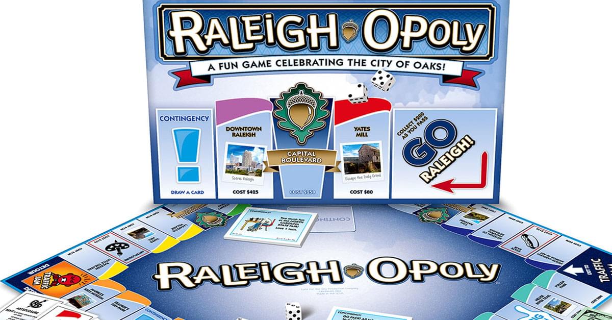RALEIGH-OPOLY Board Game!