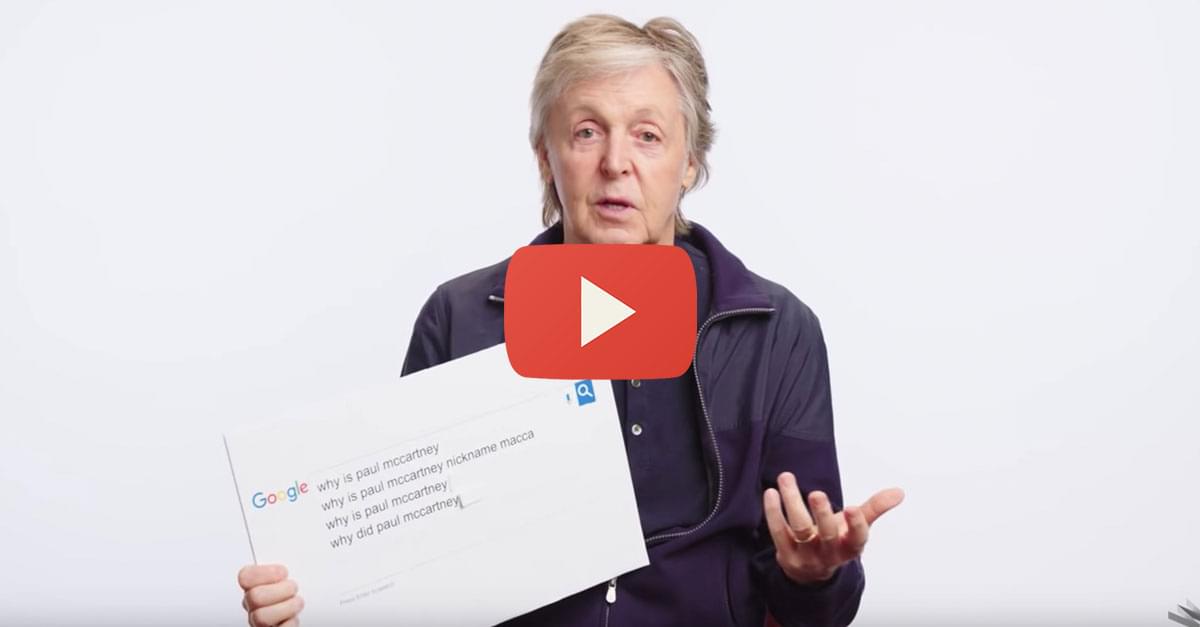 Watch: Paul McCartney Answers the Internet’s Most Searched Questions