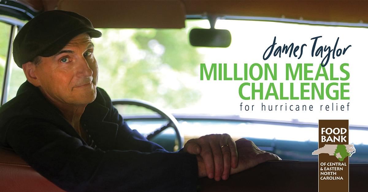 James Taylor Million Meals Challenge Announces Results!