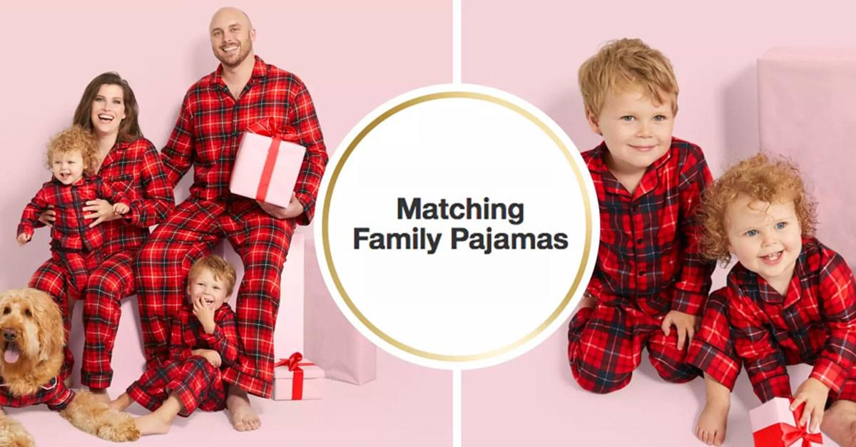 Target Releases Matching Holiday Pajamas For Your Entire Family