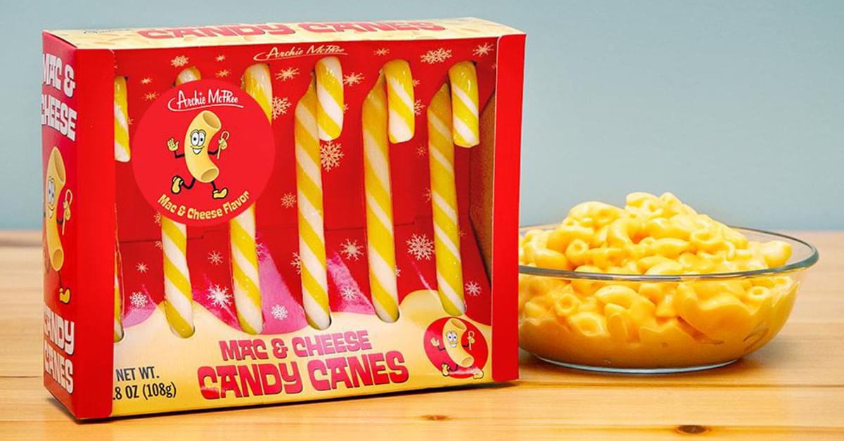 You Can Buy Mac and Cheese Candy Canes This Holiday Season