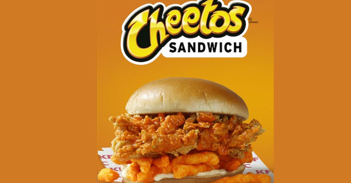 KFC’s Cheetos Chicken Sandwich Is Being Tested in NC KFC’s Cheetos Chicken Sandwich Is Being Tested in NC