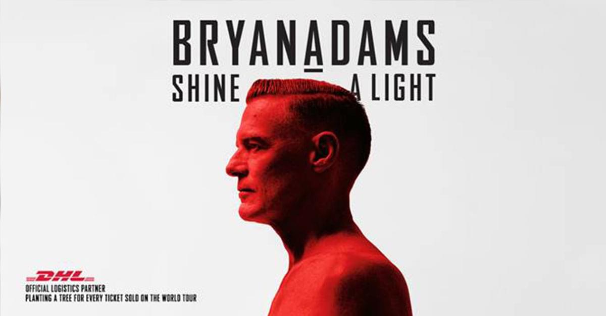 Bryan Adams announces 2019 “Shine A Light World Tour”
