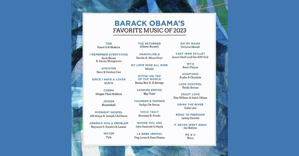 ¿A quien escucha el ex-presidente Barack Obama?