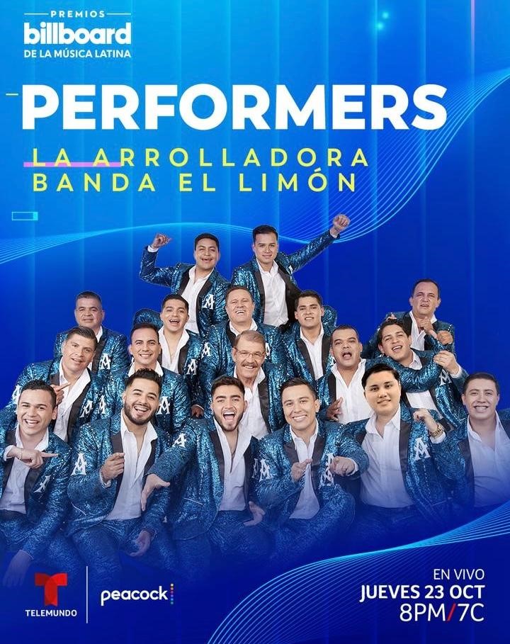 LA ARROLLADORA BANDA EL LIMÓN DE RENÉ CAMACHO ANUNCIA SU GRAN REGRESO AL ESCENARIO DE LOS PREMIOS BILLBOARD DE LA MÚSICA LATINA 2025