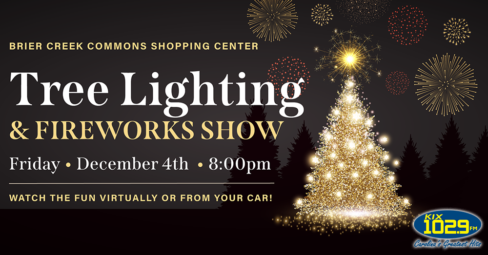 Brier Creek Commons Tree Lighting and Fireworks Show