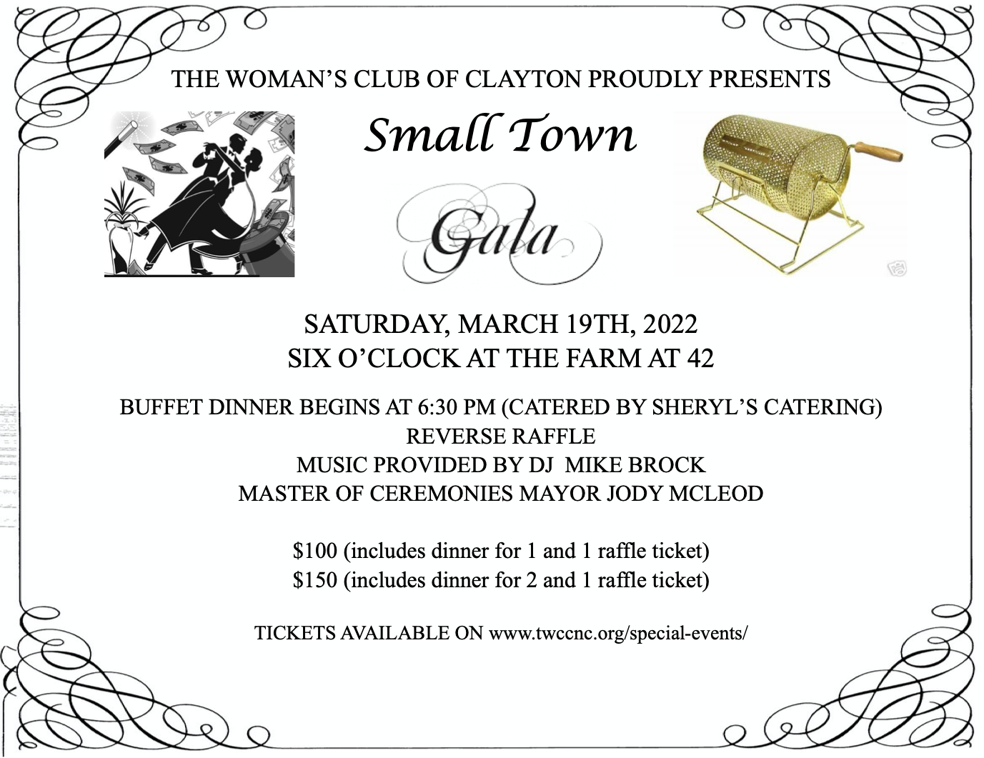 The Woman’s Club of Clayton Small Town Gala