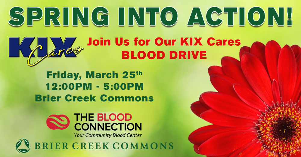 KIX Cares Spring Blood Drive