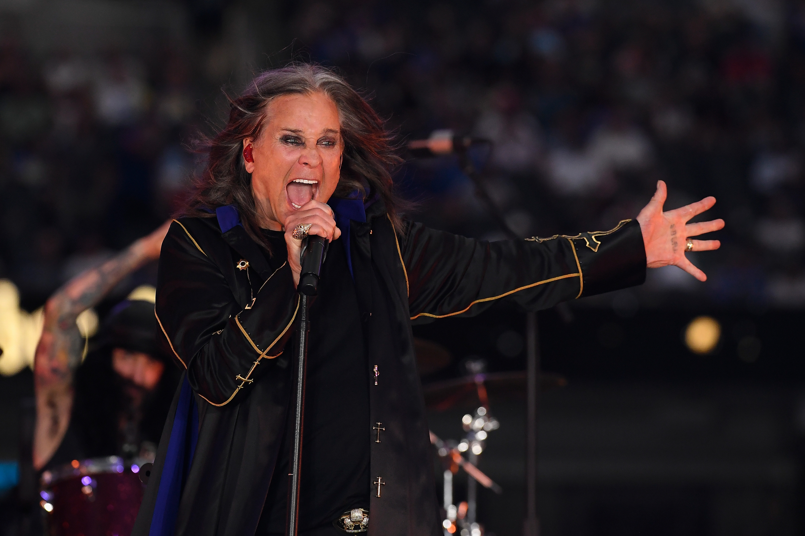 Ozzy Osbourne says farewell to live performance with a hometown show for 40,000 fans