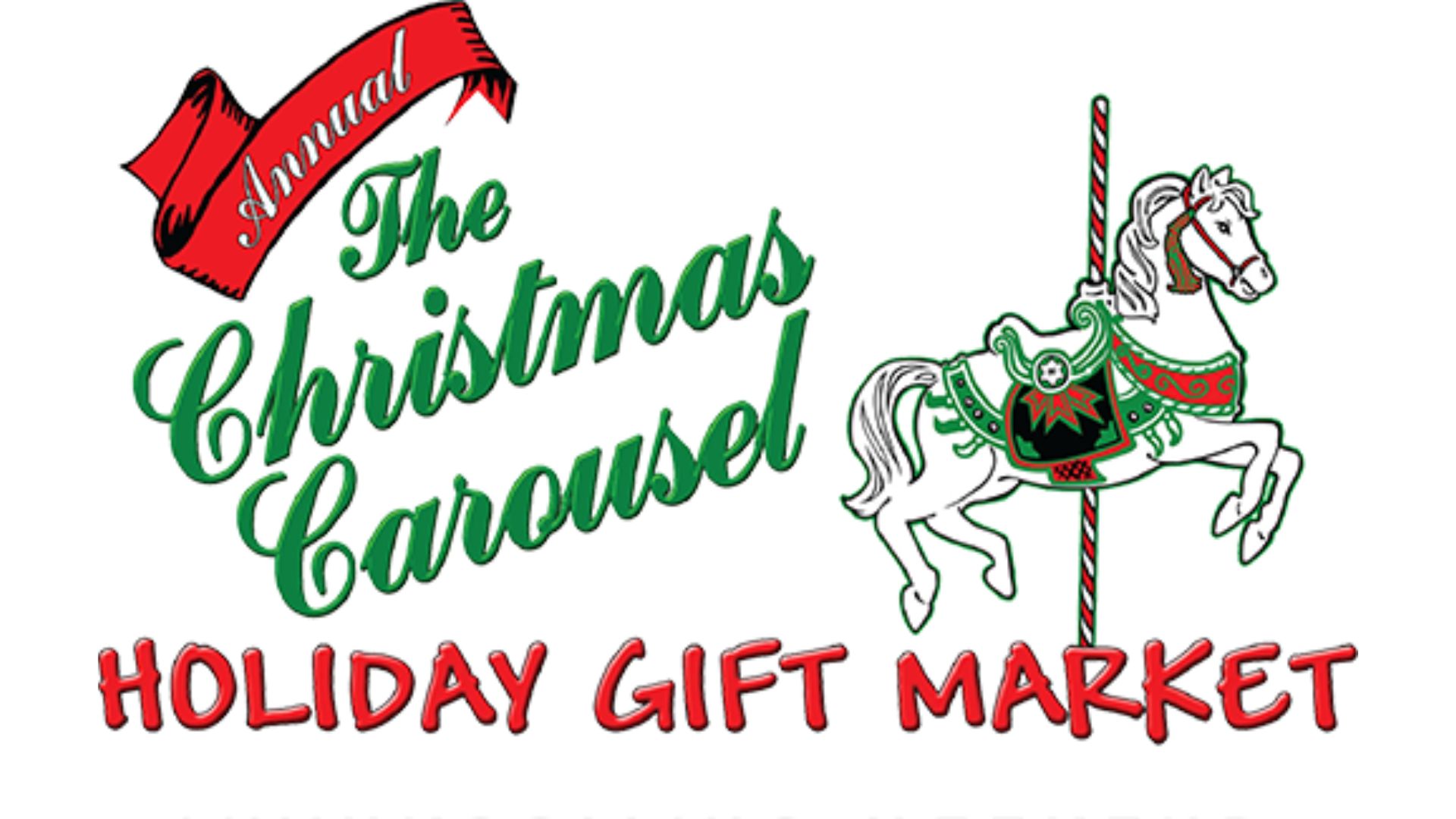 Christmas Carousel Holiday Gift Market