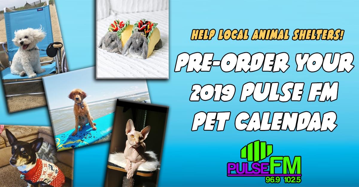 Pulse FM Pet Calendar: Pre-Order