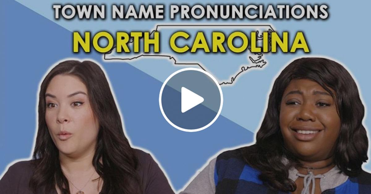 Watch: People try to Pronounce NC Towns