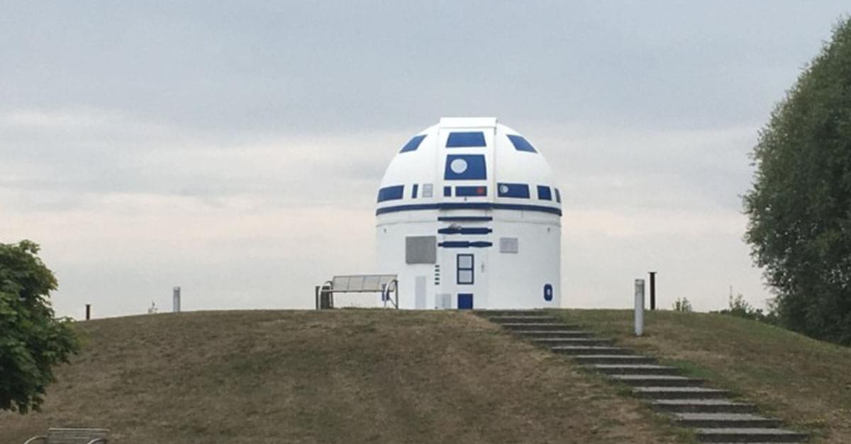 German Professor Repainted Observatory Into R2-D2