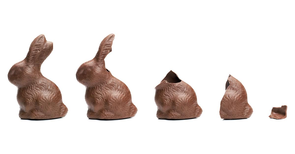 Survey Shows Americans Prefer to Eat Chocolate Easter Bunny Ears First