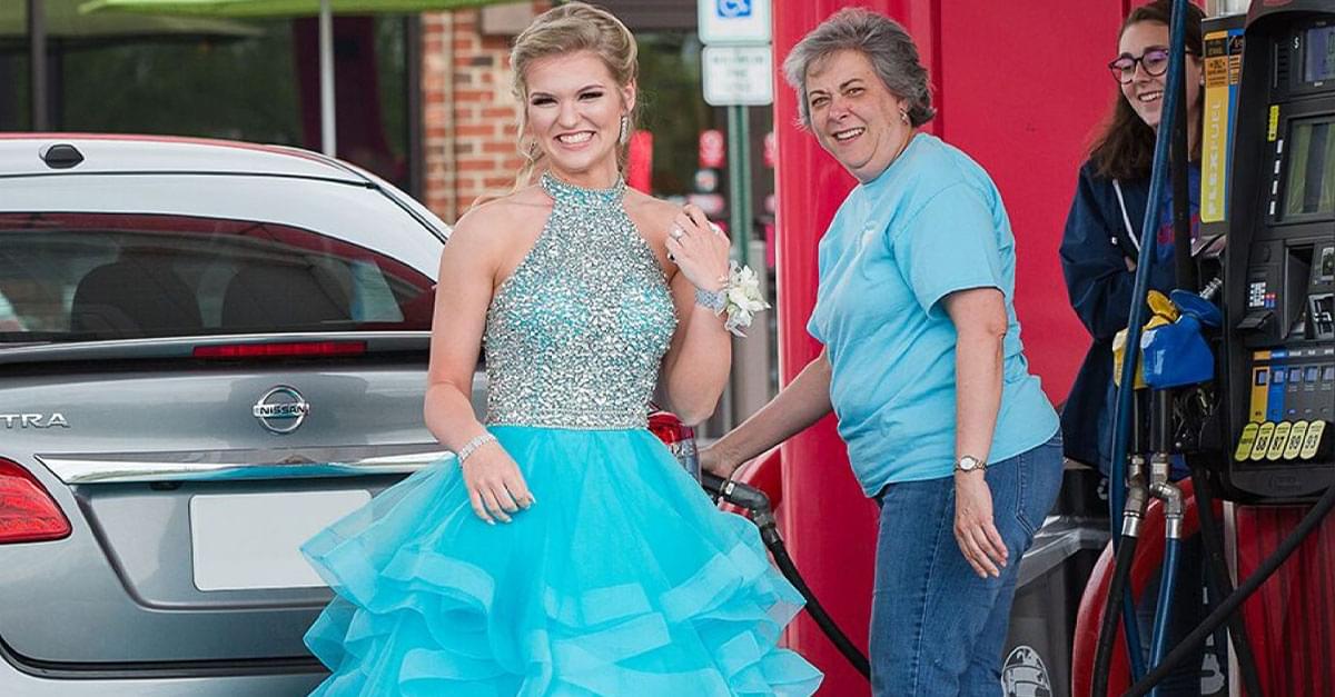 Fairy Godmother Helps NC Teen Pump Gas before Prom