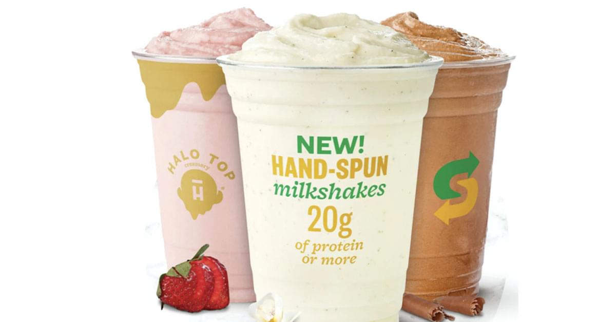 Subway to Sell Halo Top Creamery Milkshakes