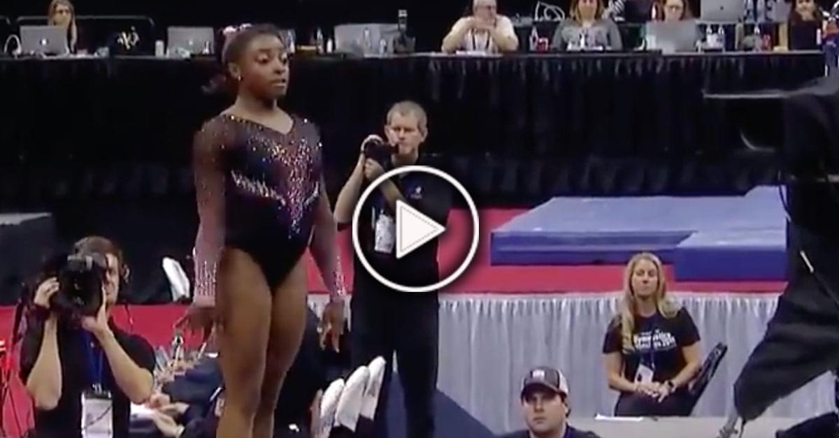 Watch: Gymnast Simone Biles Completes ‘Hardest Move in the World’