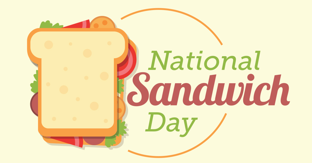National Sandwich Day is Tuesday, November 3!