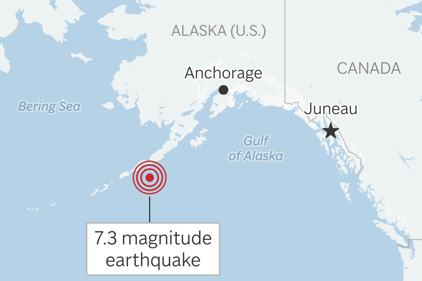 An Alaska tsunami warning had residents scrambling for high ground after 7.3 magnitude earthquake