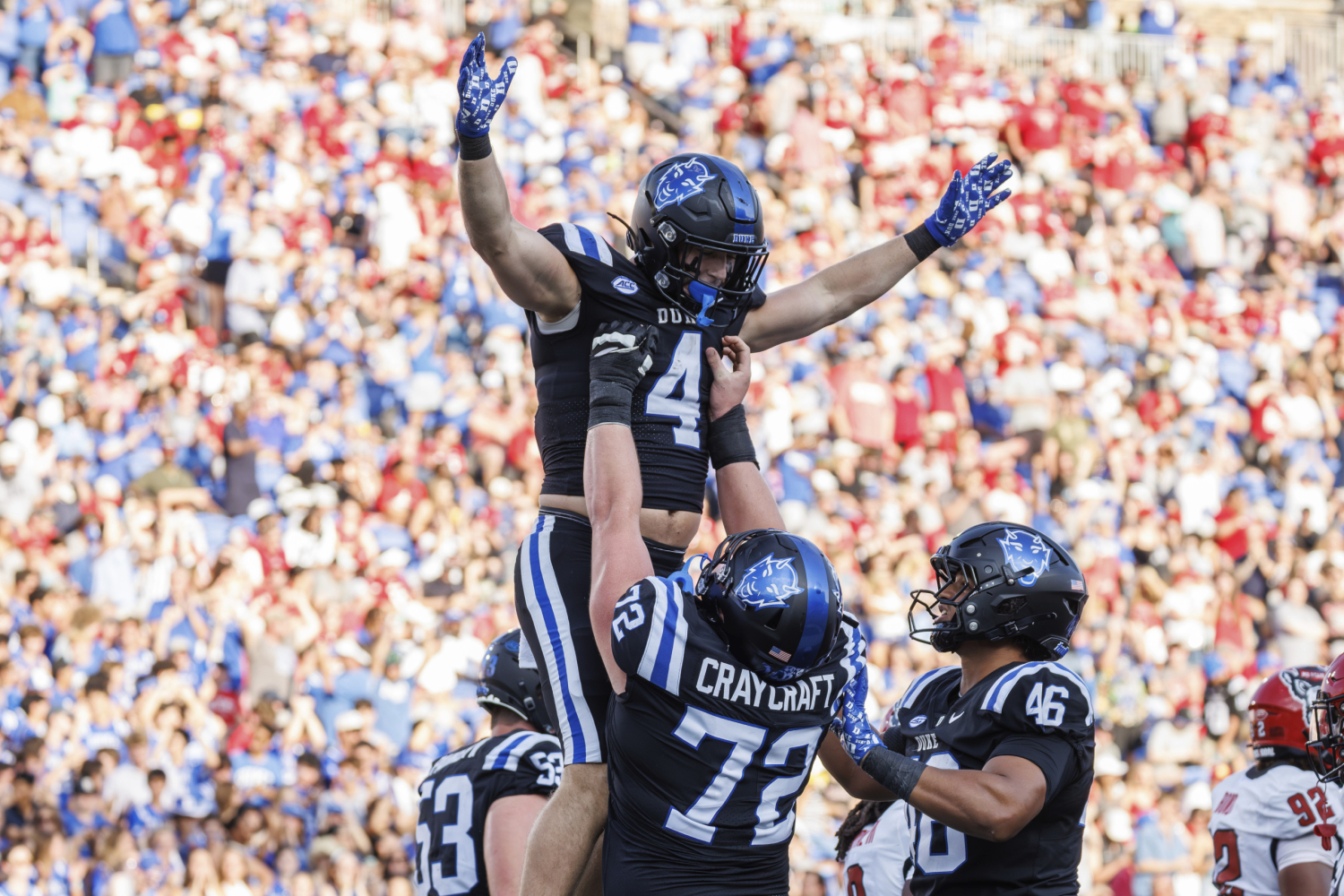 Mensah, Castle lead Duke to comeback past N.C. State, 45-33