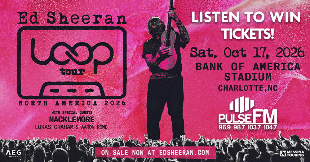 See Ed Sheeran in Charlotte!