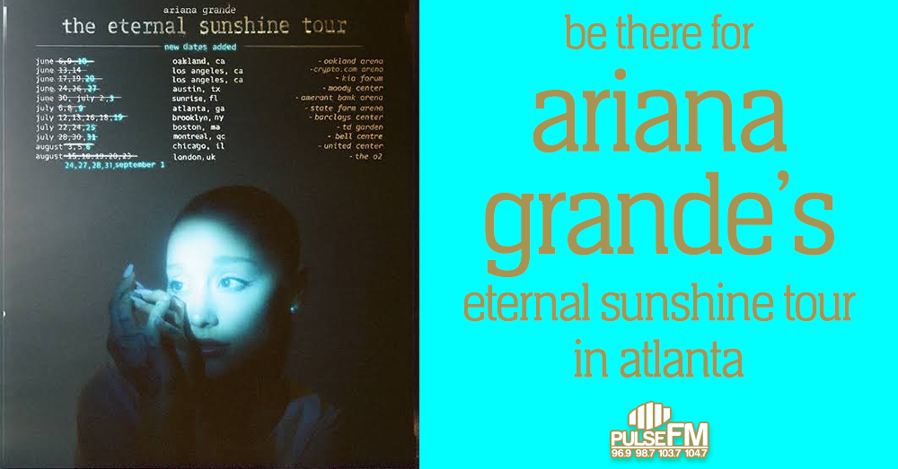 Be There for Ariana Grande’s Eternal Sunshine Tour in Atlanta!