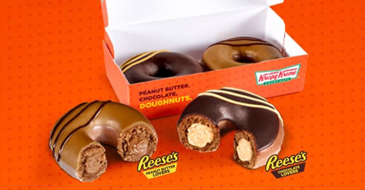 Reese’s and Krispy Kreme’s Lastest Colab Will Make You Drool