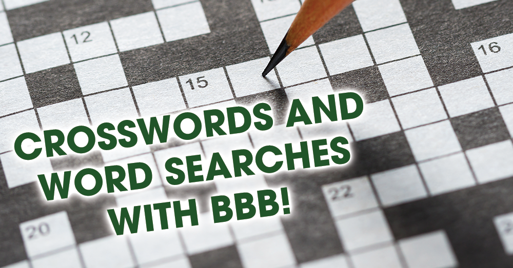 Word Searches and Crosswords