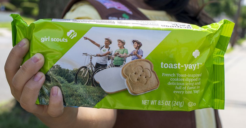 French Toast Girl Scout cookies? Yes please!