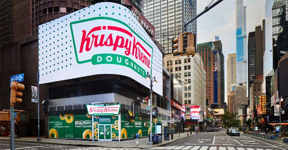 New Krispy Kreme to have glaze waterfall and theater seats!