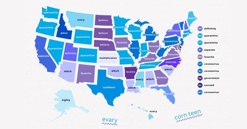 Google Trends analysis reveals each state’s most misspelled word