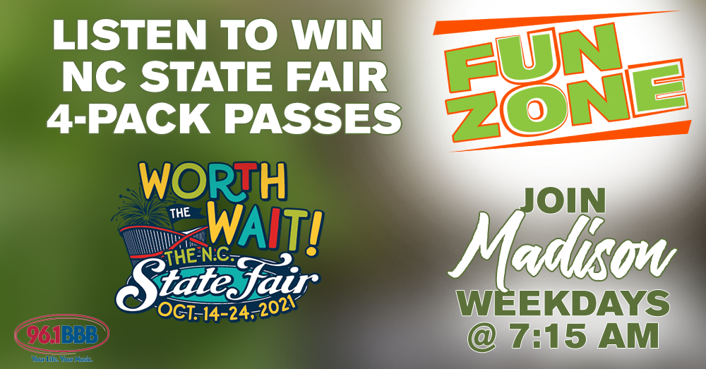 Fun Zone: Win NC State Fair 4-Pack Passes