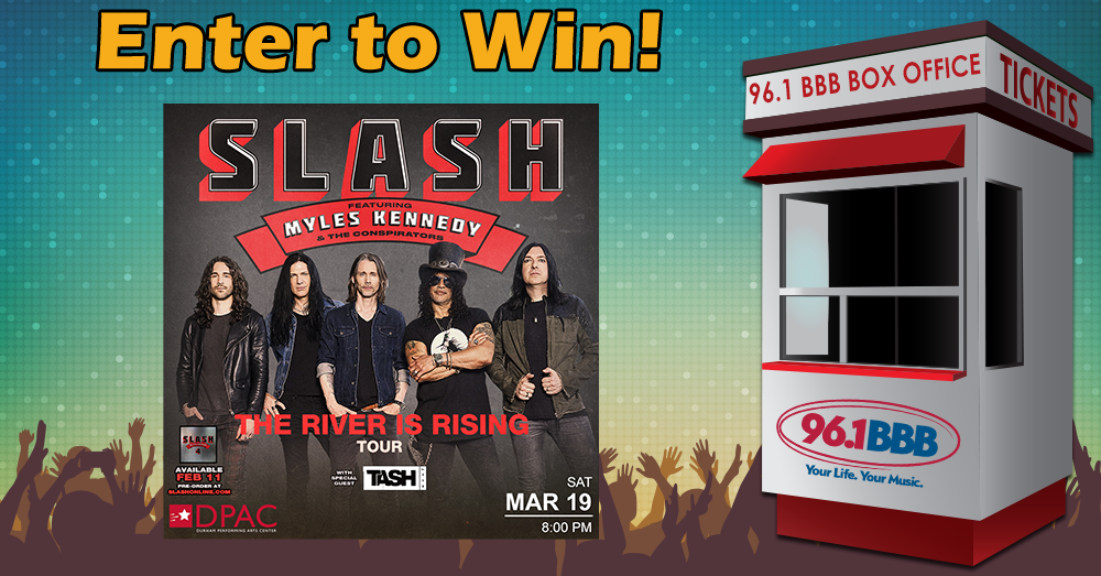 Box Office: Win Tickets to Slash featuring Myles Kennedy and The Conspirators