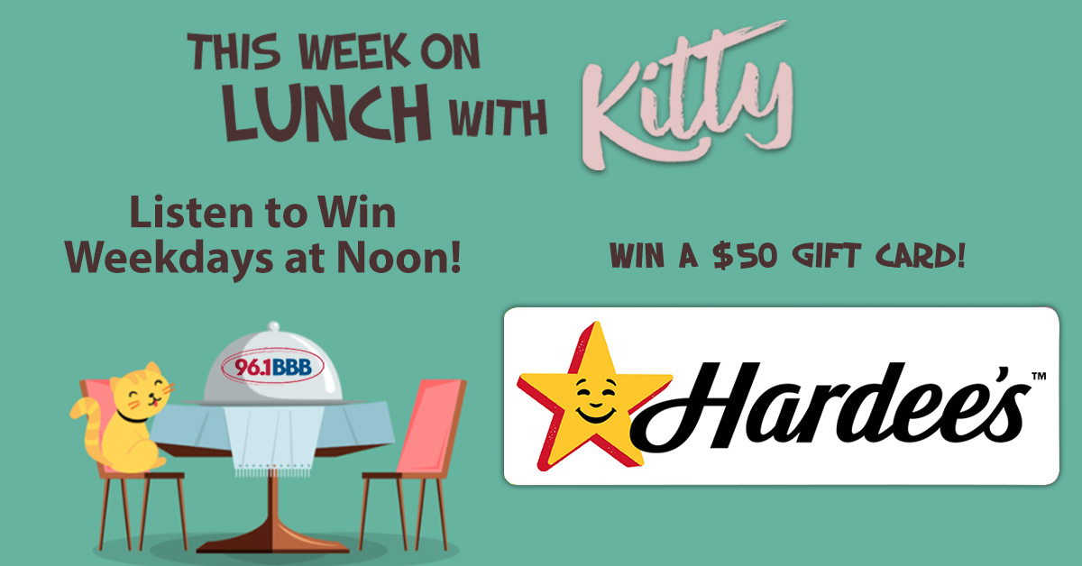 Lunch with Kitty: Win a $50 Gift Card to Hardee’s!