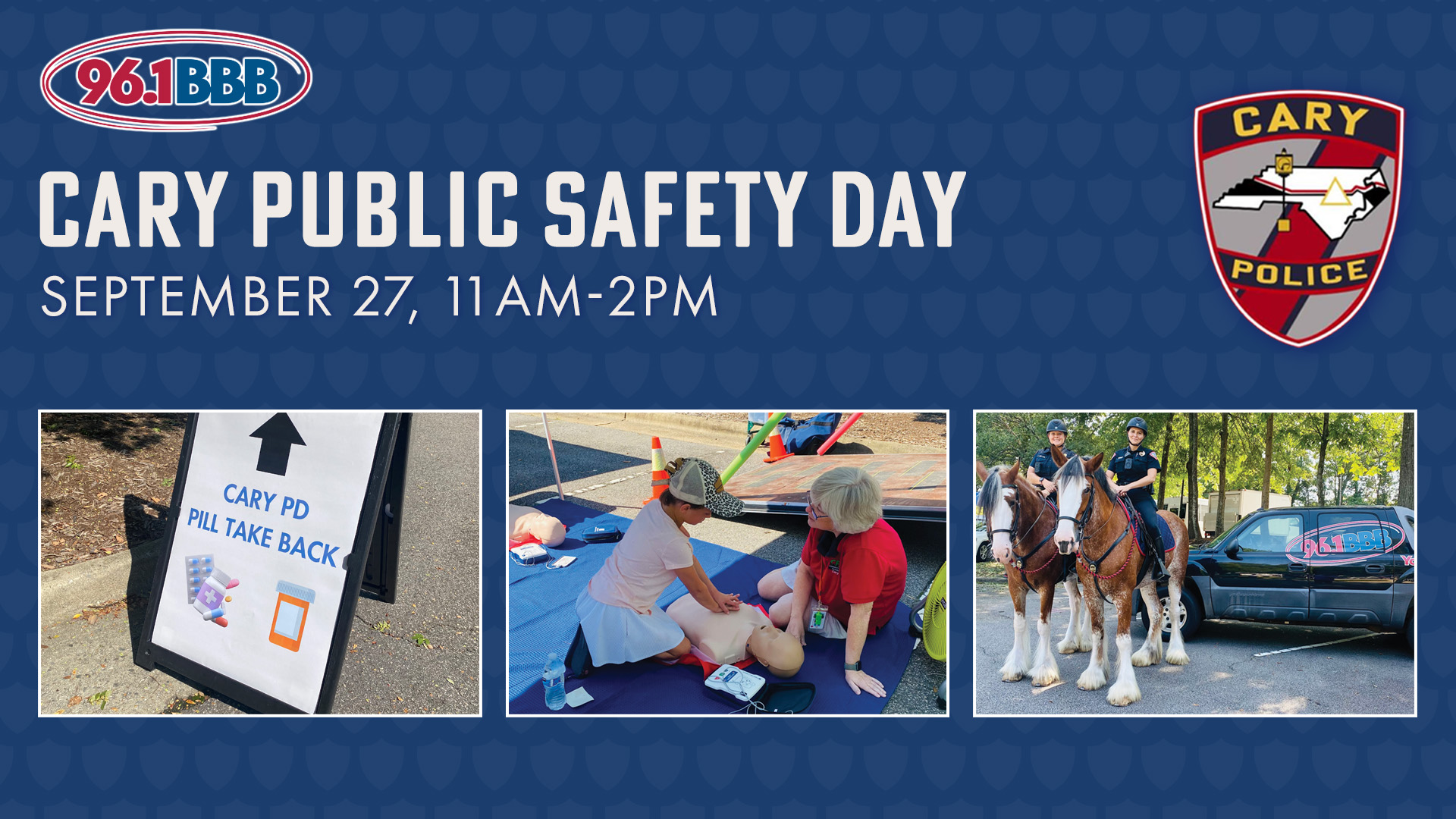 96.1BBB Supports Public Safety Day!
