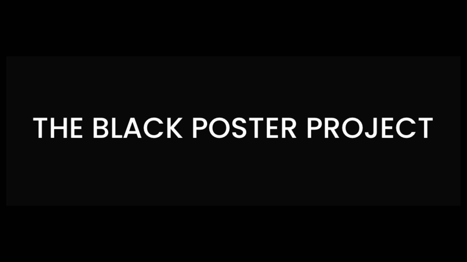 The Black Poster Project