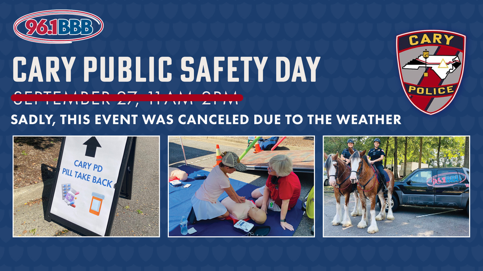 96.1BBB Supports Public Safety Day!