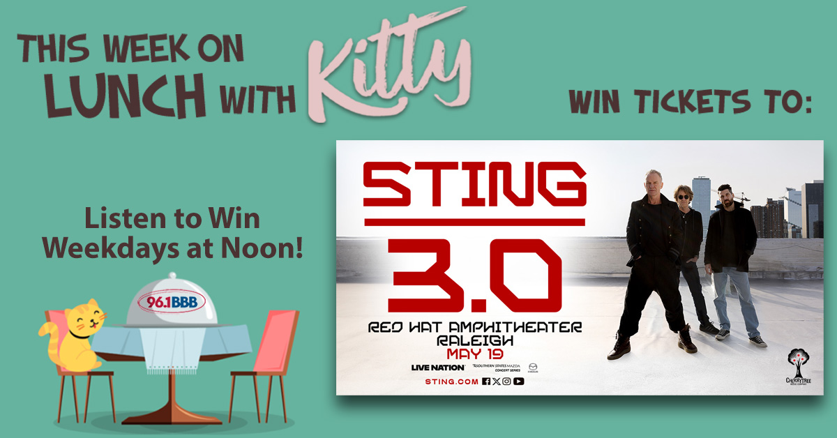 Lunch with Kitty: Win Tickets to Sting!