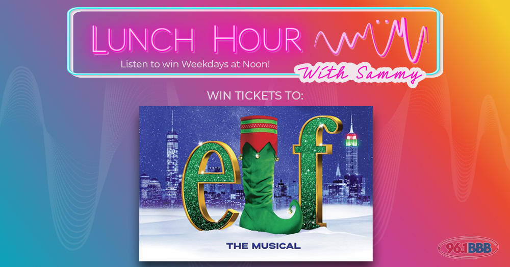 Lunch with Sammy: Win Tickets to Elf the Musical!