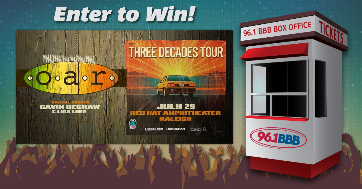 BBB Box Office: Win Tickets to O.A.R. (…of a revolution.)!