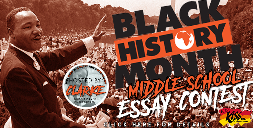 Black History Month Essay Contest COMING SOON!