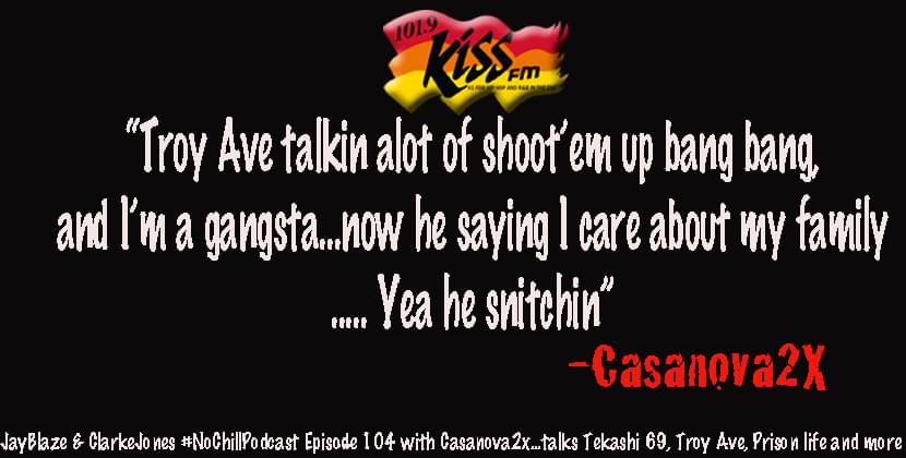 Jay Blaze PodCast Episode “104 Test My Gangsta” Feat: Casanova