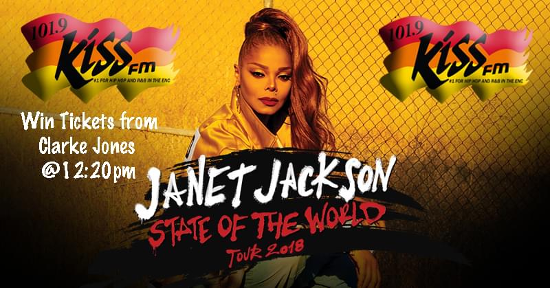 Win Janet Jackson Tickets With 101.9 Kiss FM!