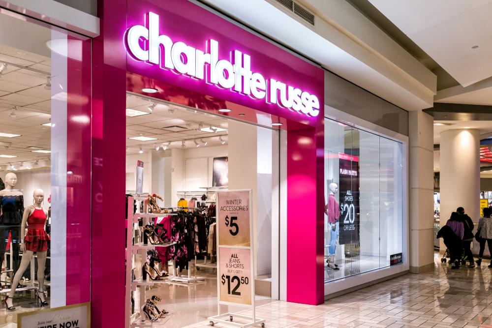 Charlotte Russe Files for Bankruptcy, Closing Almost 100 Stores