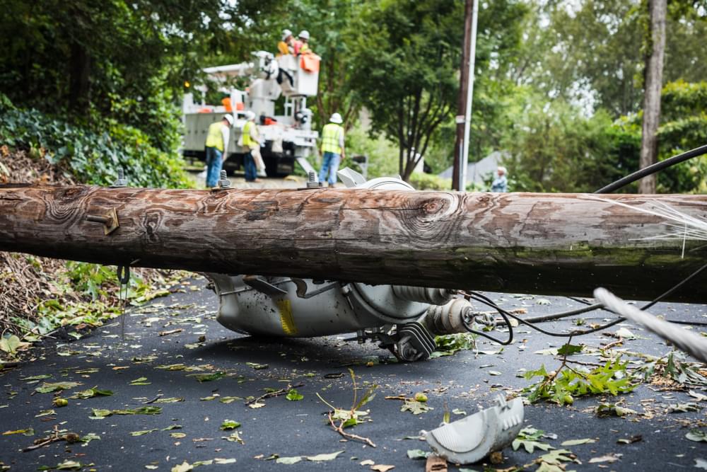 Power Restored to most than 17,000 Customers in New Bern After Strong Winds Caused Outage