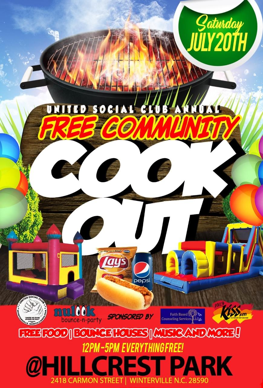 United Social Club Annual Free Community Cookout