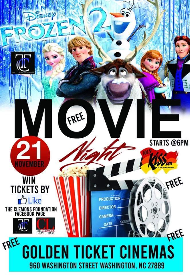 Free Movie Night Frozen 2